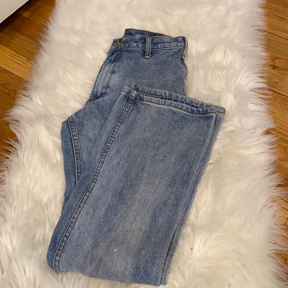 These medium wash, flare jeans from Adika are still in perfect condition!